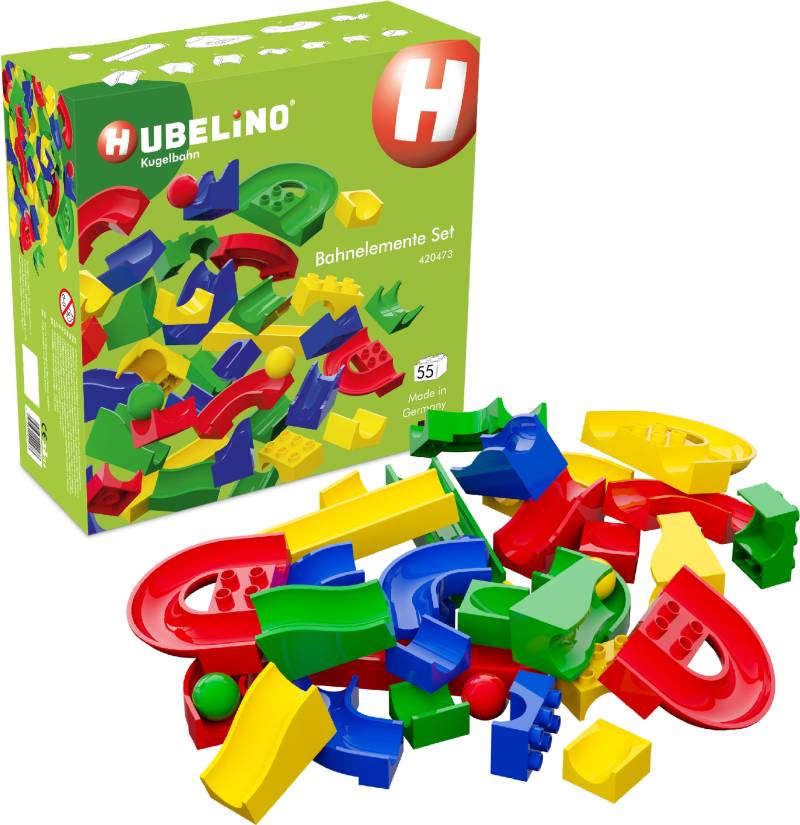 Hubelino Kugelbahnelemente Set 55 Teile von Hubelino