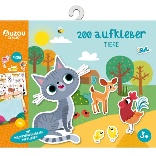 200 Aufkleber - Tiere von Huch & Friends