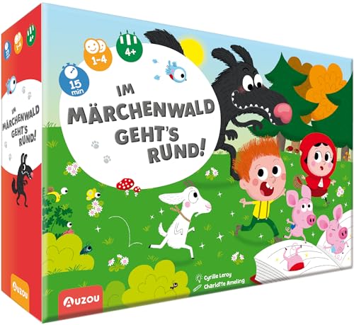 AUZOU Im Märchenwald geht's rund Kinderspiel, ab 4 Jahren von Huch & Friends