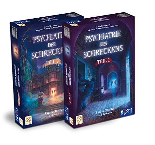 Huch & Friends 881205 Psychiatrie des Schreckens Box 1+2 Exit-Game: Escape-Thriller in 10 Episoden von HUCH!