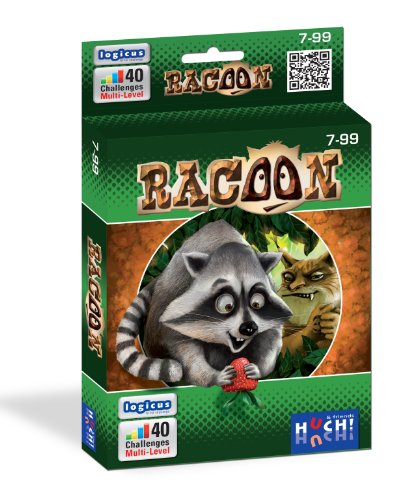 Huch & Friends 878489 - Racoon, Geschicklichkeitsspiel von Huch & Friends
