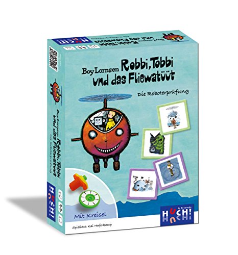 Huch & Friends 879721 - Robbi, Tobbi und das Fliewatüüt - Die Roboterprüfung, Spiel von Huch & Friends