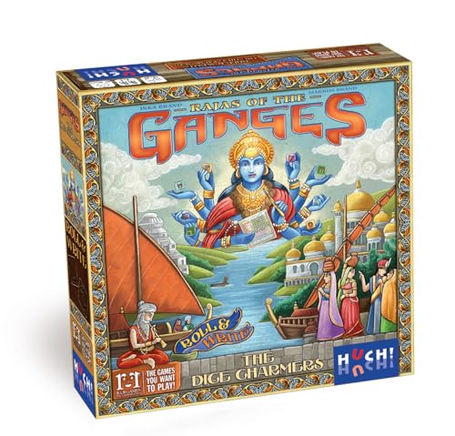 HUCH! Rajas of Ganges-The Dice Charmers Strategiespiel Strategisspiel, Neuheit von R&R Games