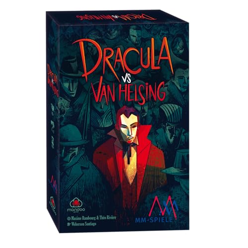 MM Spiele | Dracula vs. Van Helsing | 2-Personen-Spiel | Ab 10 Jahren | Stichspiel | Viel Taktik bei kurzer Spielzeit von HUCH!