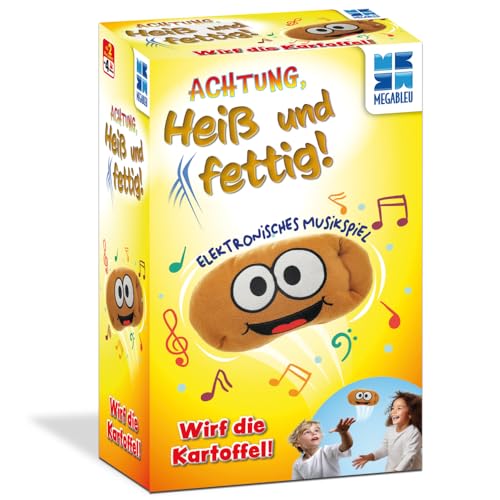 HUCH! MEGABLEU, Achtung, heiß und fettig!, elektronisches Musikspiel mit lustiger Kartoffel, Partyspiel für Familien, witziges Actionspiel, Für 2+ Spieler ab 4 Jahren von HUCH!
