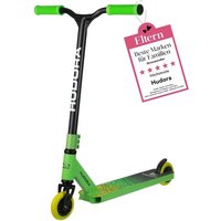 HUDORA 14057 - Stunt Scooter Kids grün, Cityroller für Kinder von ca. 6-10 Jahren von Hudora GmbH