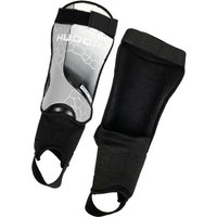 Schienbeinschützer mit Knöchelschutz, grau, Gr. S von Hudora