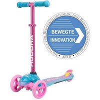 HUDORA 11054 - Flitzkids 2.0 Skate Wonders, Mädchen-Roller, Kinder-Scooter, pink von Hudora
