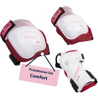 HUDORA 83052 - Biomechanisches Protektoren/Schoner Set Comfort, rosa/weiß, M HUDORA 83052 - Biomechanisches Protektoren/Schoner Set Comfort, rosa/weiß, M von Hudora