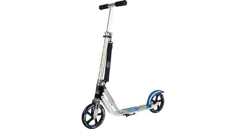 Alu-Scooter Big Wheel 205 RX Pro, blau/schwarz schwarz/blau von Hudora