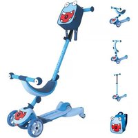 Hudora 11059 - 4-in-1 Scooter Rollf, cyan Hudora 11059 - 4-in-1 Scooter Rollf, cyan von Hudora