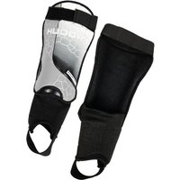 Schienbeinschützer mit Knöchelschutz, grau, Gr. L von Hudora