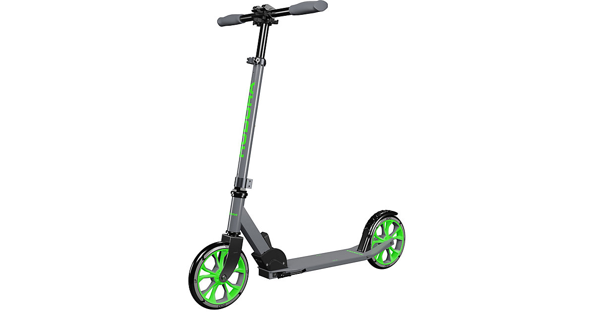 Scooter Up 200, grey/neongreen neongrün von Hudora