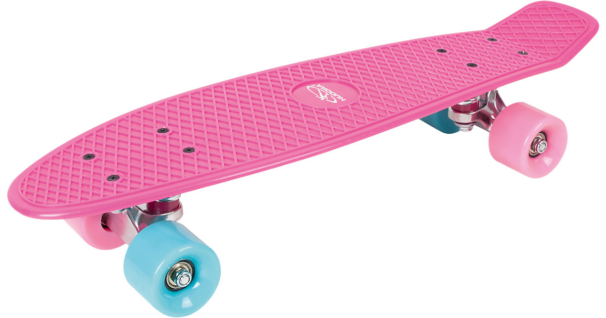 Skateboard Retro Skate Wonders, pink von Hudora