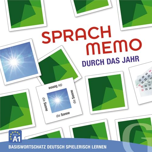Hueber Verlag GmbH SPRACHMEMO Durch das Jahr: Basiswortschatz Deutsch spielerisch Lernen. Sprachspiel von Hueber