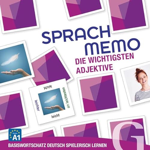 SPRACHMEMO Die wichtigsten Adjektive: Basiswortschatz Deutsch spielerisch Lernen/Sprachspiel von Hueber Verlag GmbH