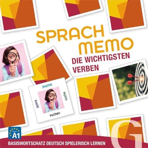 SPRACHMEMO Die wichtigsten Verben: Basiswortschatz Deutsch spielerisch Lernen/Sprachspiel von Hueber Verlag GmbH