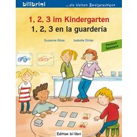 1, 2, 3 im Kindergarten. Kinderbuch Deutsch-Spanisch von Hueber
