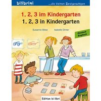 1, 2, 3 in Kindergarten. Kinderbuch Deutsch-Englisch von Hueber