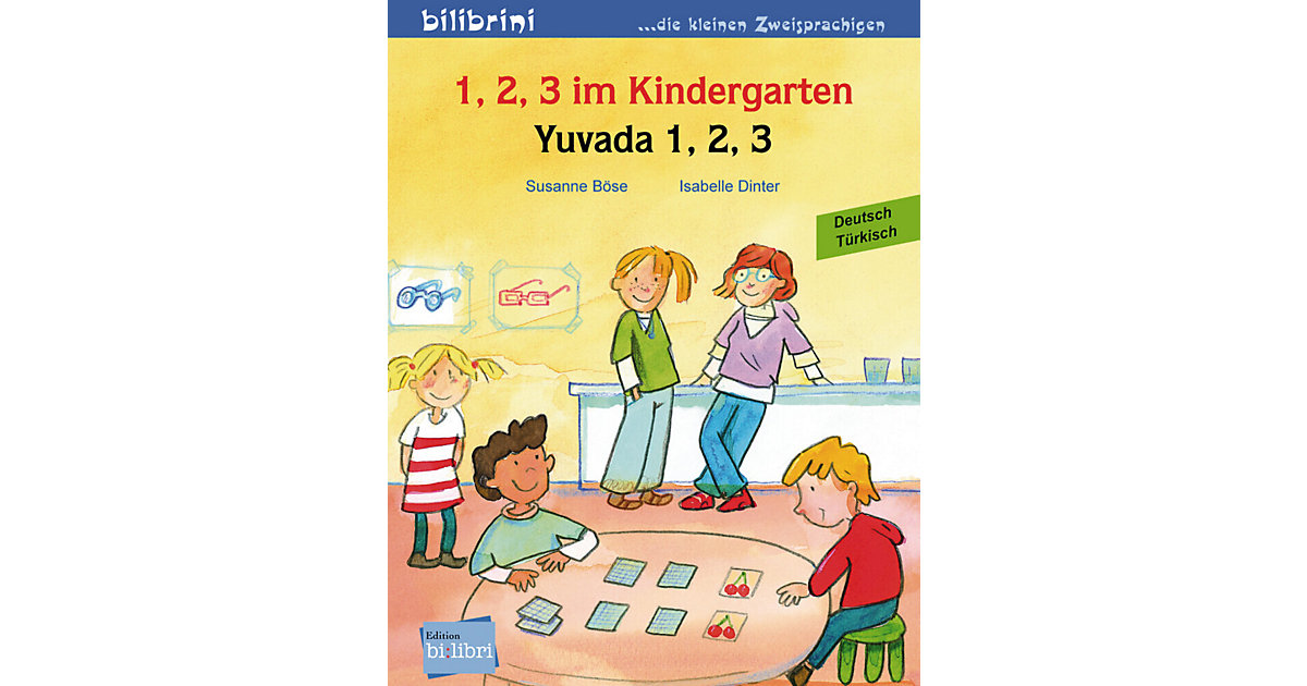 Buch - 1, 2, 3 im Kindergarten, Deutsch-Türkisch. Yuvada 1. 2, 3. Yuvada 1. 2, 3 Buch - 1, 2, 3 im Kindergarten, Deutsch-Türkisch. Yuvada 1. 2, 3. Yuvada 1. 2, 3 von Hueber Verlag