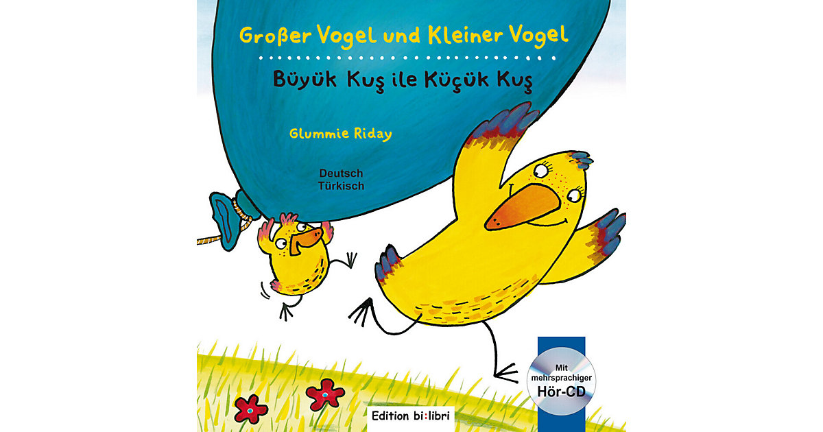 Buch - Großer Vogel und Kleiner Vogel, Deutsch-Türkisch mit Audio-CD Buch - Großer Vogel und Kleiner Vogel, Deutsch-Türkisch mit Audio-CD von Hueber Verlag