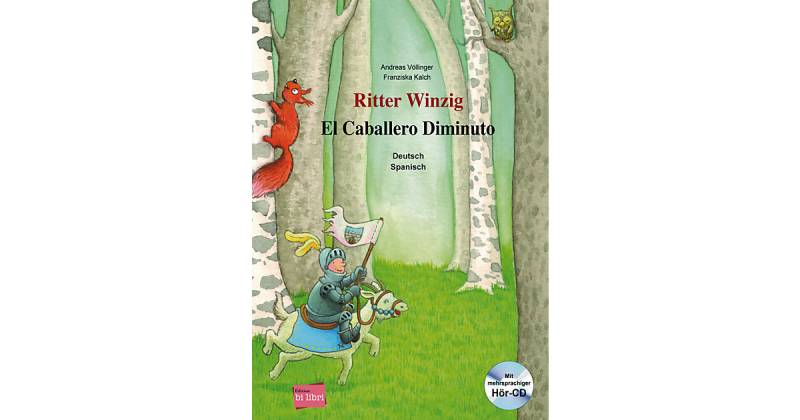 Buch - Ritter Winzig, Deutsch-Spanisch, m. Audio-CD. El Caballero Diminuto von Hueber Verlag