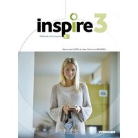 Inspire 3 - Internationale Ausgabe. Kursbuch mit Code, Parcours digital® und Beiheft von Hueber