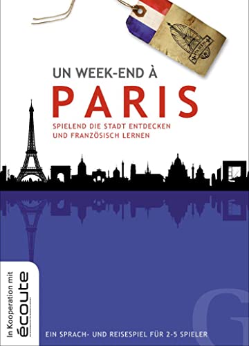 Hueber Verlag GmbH Un Week-end à Paris: Spielend die Stadt entdecken und Französisch Lernen/EIN Sprach- und Reisespiel für 2-5 Spieler von Hueber Verlag GmbH