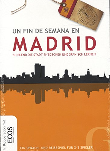 Hueber Verlag GmbH Un fin de Semana en Madrid: Spielend die Stadt entdecken und Spanisch Lernen/EIN Sprach- und Reisespiel für 2-5 Spieler von Hueber Verlag GmbH