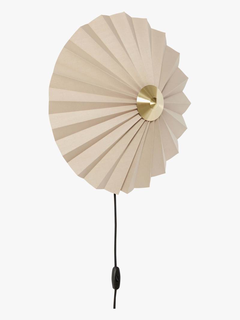 Hübsch Wandleuchte Pliss, Beige Hübsch Wandleuchte Pliss, Beige von Hübsch