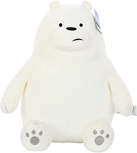 Huegu Stofftier Kawaii Eisbär-Stofftier, niedliche Cartoon-weiche Kissenpuppe, We Bare Bears-Plüschtiere, for Freundinnen, Freunde, Geburtstag, Valentinstagsgeschenke Plüschtier Flauschiges von Huegu