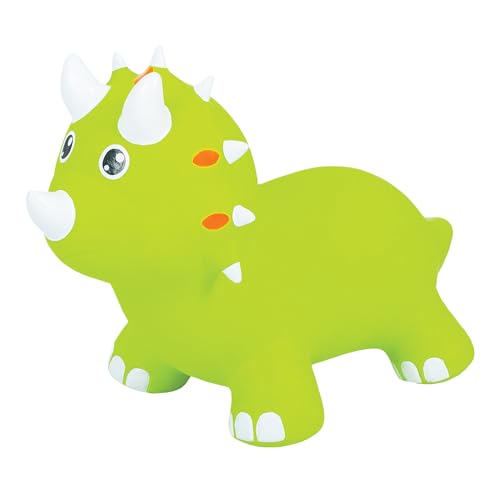 GERARDO'S Toys Jumpy Hüpftier grüne Triceratops - Hüpftiere ab 1 Jahr und ab 2 Jahre - Aufblasbare Tiere Spielzeug Draussen oder Drinnen für Kleinkinder ab 12 Monaten… von GERARDO'S