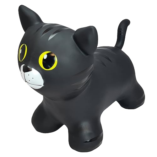 GERARDO'S Toys Jumpy Hüpftie Schwarze Katze - Hüpftiere ab 1 Jahr und ab 2 Jahre, Hüpftier Kinder, Aufblasbare Tiere Spielzeug Draussen oder Drinnen für Kleinkinder ab 12 Monaten, Inklusive Luftpumpe GERARDO'S Toys Jumpy Hüpftie Schwarze Katze - Hüpftiere ab 1 Jahr und ab 2 Jahre, Hüpftier Kinder, Aufblasbare Tiere Spielzeug Draussen oder Drinnen für Kleinkinder ab 12 Monaten, Inklusive Luftpumpe von GERARDO'S