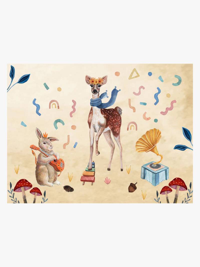 Hueppi Teppich 120x160, Sound Of The Forest von Hueppi