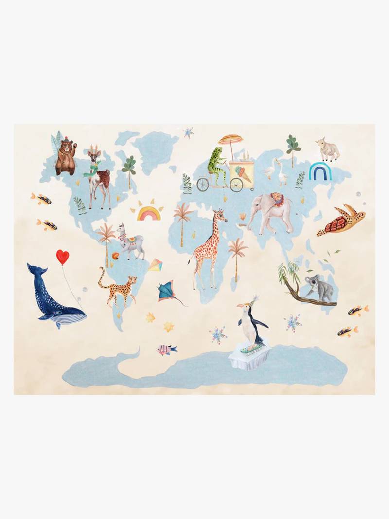 Hueppi Teppich 160x230, Around The World von Hueppi
