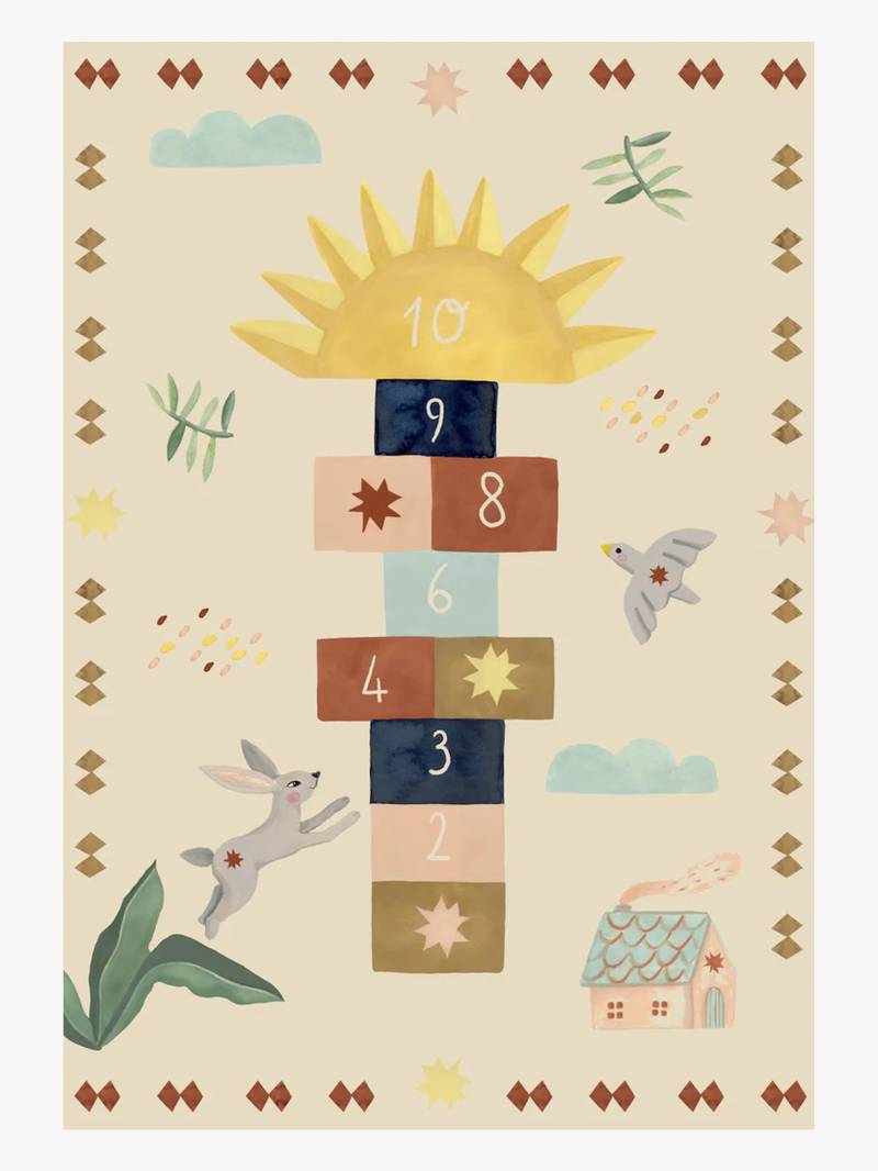 Hueppi Teppich Hopscotch 120x160, Bunny Hops Sun Pops Hueppi Teppich Hopscotch 120x160, Bunny Hops Sun Pops von Hueppi