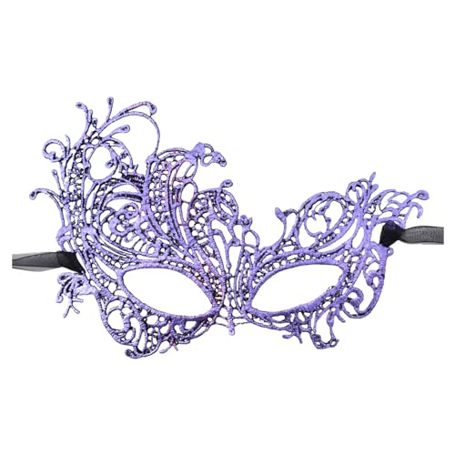Huesdet Venezianische Maske Männer und Damen Spitze Maske Augenmaske Maskerade Maske für Karneval Party Kostüm Vintage Design Verkleidung Viktorianisch von Huesdet