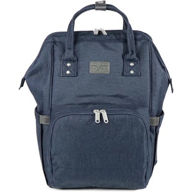 ProGression Wickelrucksack inkl. Wickelunterlage Blau von Hütte & Co.
