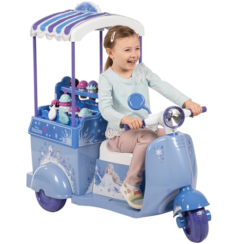 Disney Frozen Ice Cream Cart Motorized Battery Ride-On Moped Toy Bike for Girls with Ice Cream Play Set Disney Frozen Ice Cream Cart Motorized Battery Ride-On Moped Toy Bike for Girls with Ice Cream Play Set von Huffy