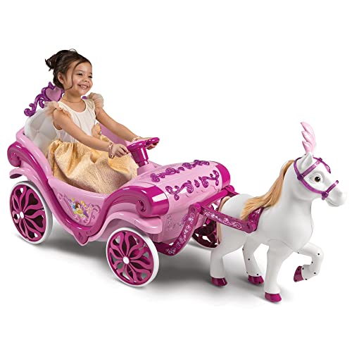 Huffy Disney Princess Königliche Pferdekutsche als batteriebetriebenes Elektrofahrzeug zum Reiten, pink, für Kinder ab 3 Jahren Huffy Disney Princess Königliche Pferdekutsche als batteriebetriebenes Elektrofahrzeug zum Reiten, pink, für Kinder ab 3 Jahren von Huffy