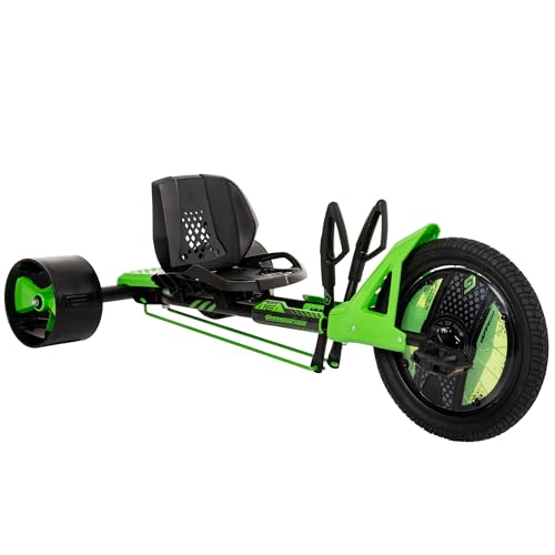 Huffy Green Machine Drift Trike, Alter 5-8 Jahre, Grün und Schwarz von Huffy