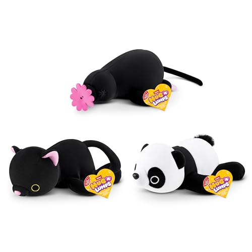 Hug-A-Lumps von ZURU, kuscheliges, weiches Plüschspielzeug mit Gewicht (3PK) von Hug-A-Lumps