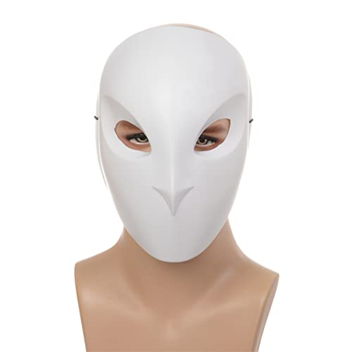 HugOutdoor Movie Roles Bösewicht Knight Cos Coole Eulen-Maske Weiß Halloween Anime Cosplay Masken Maskerade Kostüm Zubehör HugOutdoor Movie Roles Bösewicht Knight Cos Coole Eulen-Maske Weiß Halloween Anime Cosplay Masken Maskerade Kostüm Zubehör von HugOutdoor