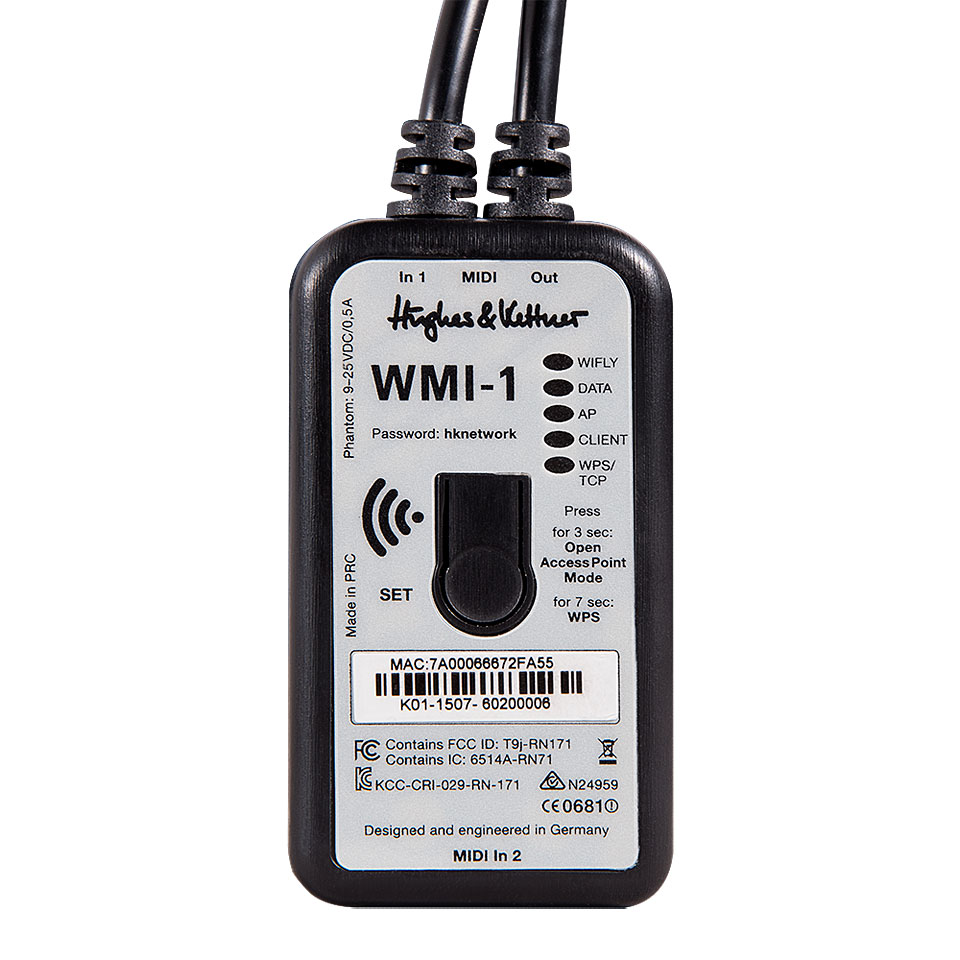 Hughes & Kettner WMI-1 Wireless Midi Interface Little Helper Hughes & Kettner WMI-1 Wireless Midi Interface Little Helper von Hughes & Kettner