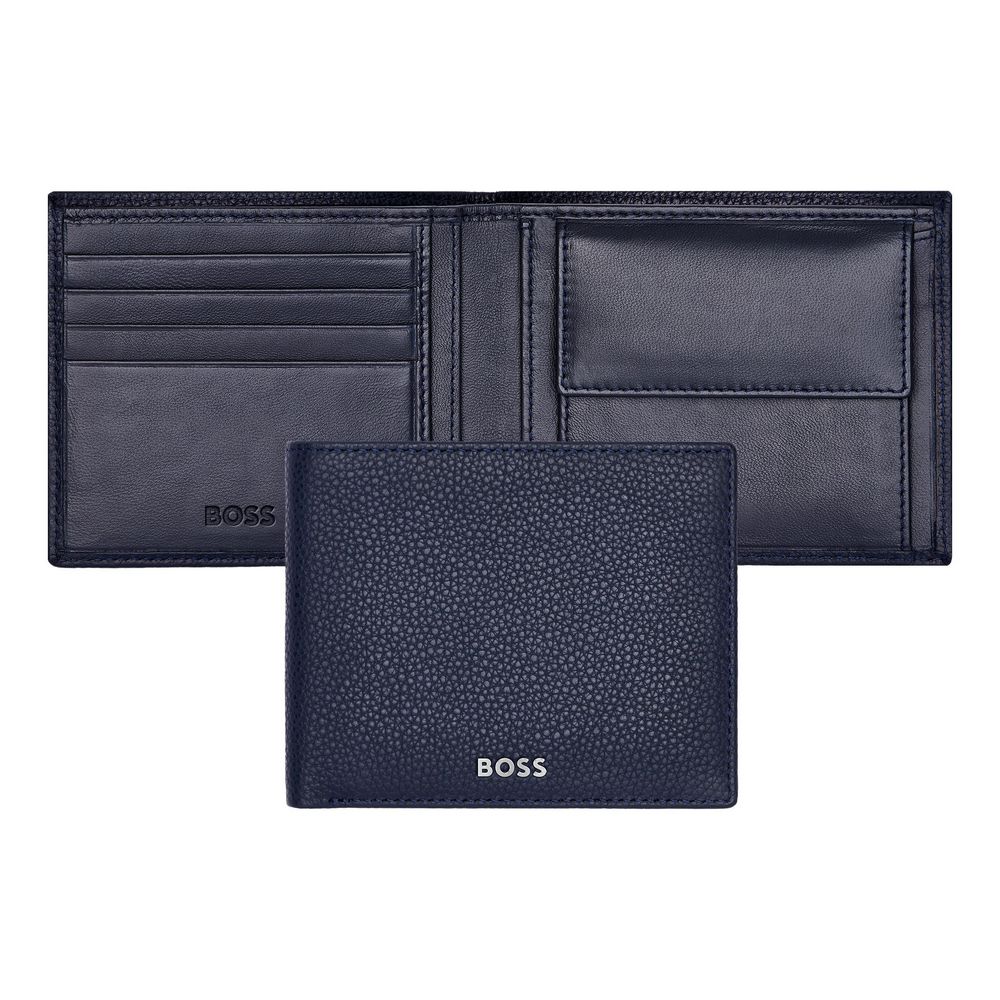 BOSS Brieftasche Classic Grained 4cc Navy von Hugo Boss
