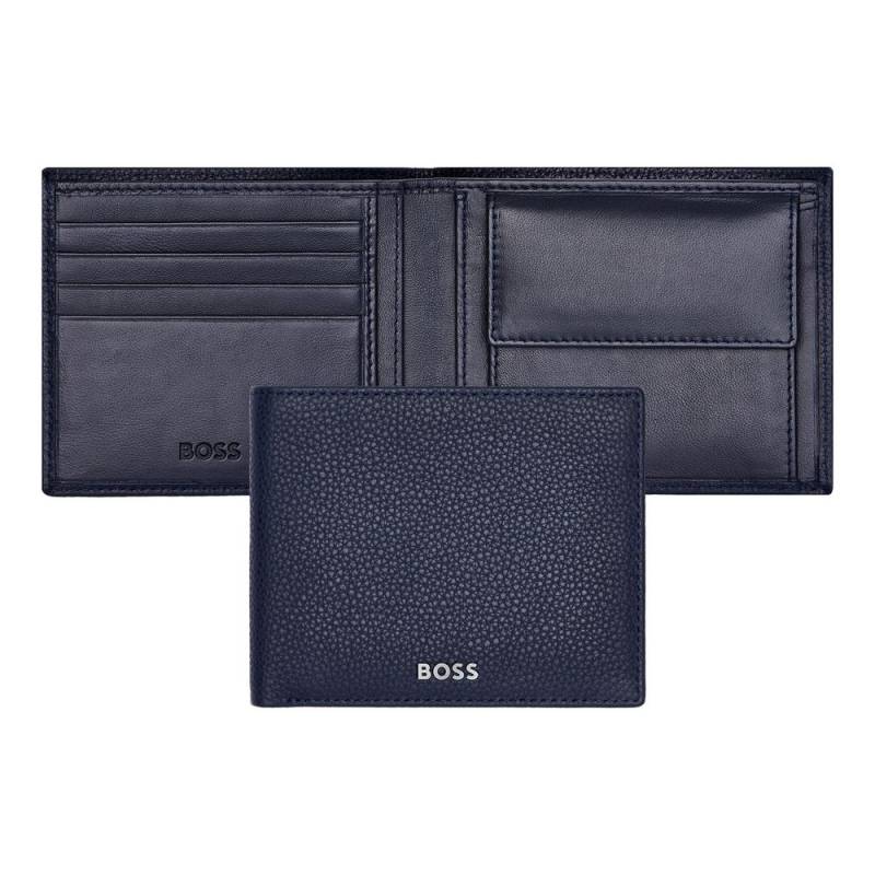 BOSS Brieftasche Classic Grained 4cc Navy von Hugo Boss