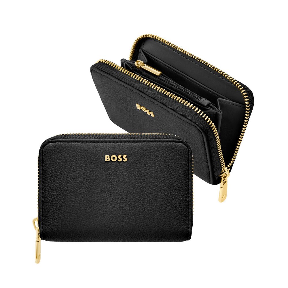 BOSS Brieftasche Signature Lady 4cc Schwarz von Hugo Boss