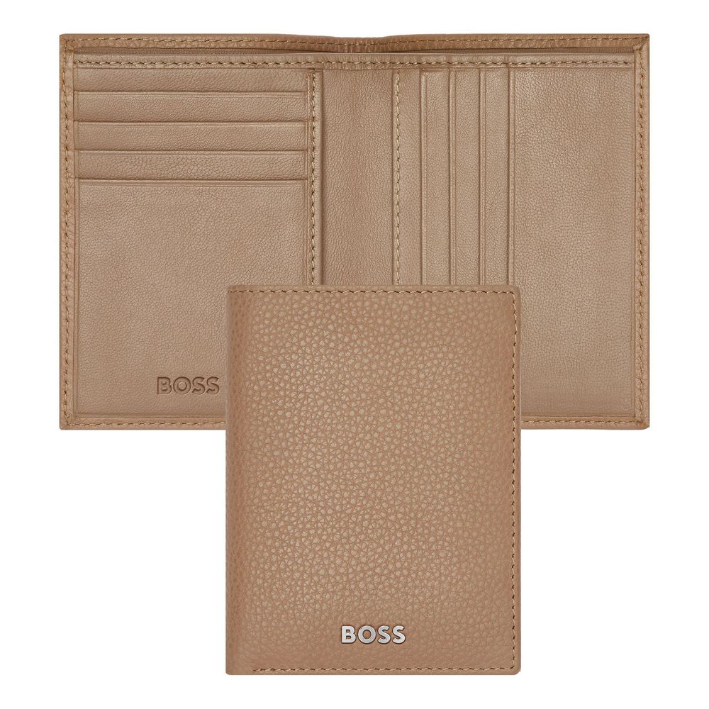 BOSS Kartenetui Classic Grained 8cc Camel von Hugo Boss