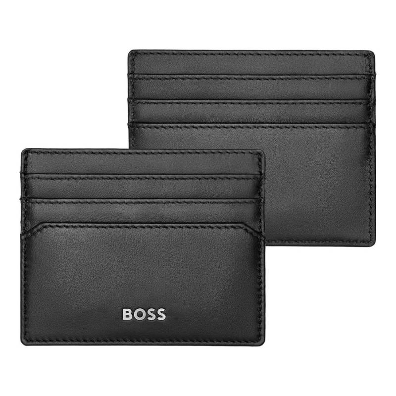 BOSS Kartenetui Classic Smooth 6cc Schwarz von Hugo Boss