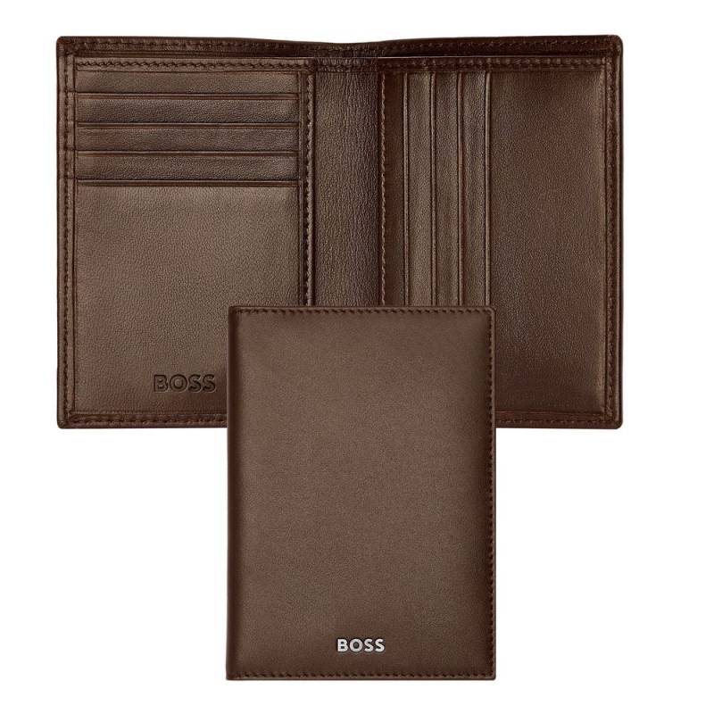 BOSS Kartenetui Classic Smooth 8cc Braun von Hugo Boss
